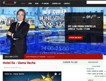 Tablet Screenshot of curiertv.ro